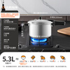 ASD pressure cooker gas open flame explosion-proof six insurance 5.3L aluminum alloy 22CM household pressure cooker YL22S2WG