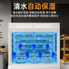 SUOGE vertical cake refrigerated display cabinet air-cooled frost-free refrigerator baking coffee milk tea bakery Western pastry dessert mousse low-temperature milk beverage front door opening height preservation freezer classic Secop unit tempered glass 2000*700*1800mm