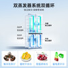 MeiLing Beluga Refrigerator 450L cross-door ultra-thin zero-level embedded automatic ice making bottom cooling dual system dual cycle first-level air cooling subsidy refrigerator White Beluga-BCD-450WSPU9CIZX