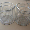 Pickup Cat 304 stainless steel cleaning basket disinfection basket storage basket cleaning basket universal stainless steel disinfection basket leaking mesh mesh 6 mm diameter 25cm * height 15cm