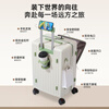 ZOLODON ZOLODON front opening large capacity suitcase trolley case 20-inch boarding case password box male/female suitcase 2025 new style white green PC carbon alloy material + peach skin lining + multi-functional design 20 inches 37 points extra large capacity + shock absorption four-wheel load-bearing + front opening cover