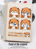 APEX BABYEVA anime peripheral wallet card bag for women, compact short Japanese style two-dimensional cute cartoon Asuka Ayanami Rei off-white W Asuka 4 expressions