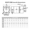 Yue Changsheng 12V small motor 24V DC reduction motor 40W micro motor gearbox slow adjustable speed small motor gearbox 5K (0-360 turns per minute) 24V motor + bracket