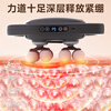 Chigo eight-head fascia gun leg fully automatic kneading multi-functional full body deep muscle relaxation massager waist electric neck mask gun calf massager practical Christmas gift Chen Xiaoshuo twelve-head linkage 9 gears + LCD digital display + power lithium battery gray