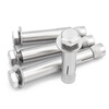 Jingxuan 304 stainless steel expansion screw external hexagonal internal expansion lengthened pull explosion internal forced built-in expansion tube m6m8m10 M8*80 (15 pieces) 304