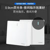 Three-control, one-light switch, surface-mounted, one-open, multi-control switch socket, open-wire, open-box, type 86, one-position, one-light, three-way household, single-open, three-control, surface-mounted, one-open, multi-control (midway switch)