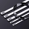 Deqi 304 stainless steel cable tie metal wire fixed cable 4.6*300mm 30 pieces/pack