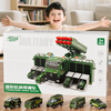 Bei Chuzhong children's toys 1-3-6 years old track car toy boy birthday gift boy child 2-4-5 years old alloy car deformation storage missile car 6 alloy + early education + light and sound effects gift box two or three missile car 2025 most popular toy high-end launch rocket launcher Sam New Year gift