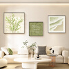 Long time no see, living room decoration painting, Nordic style sofa background wall, triple mural, small fresh restaurant hanging painting