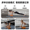 Jusai Four-Wheel Abdominal Wheel Automatic Rebound Home Elbow Support Tablet Exercise Abdominal Muscle Wheel Belt Auxiliary Men's and Women's Fitness Equipment Abdominal Crunches Set Four-Wheel Smart Model-Orange Special Pad for Abdominal Strength + Thickened Kneeling Pad