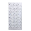Hard hat storage cabinet 40 dust-free workshop factory employee locker shoe cabinet 24-door layered locker with lock roll cabinet information filing cabinet nine-door locker (gray white) 0.9mm ultra-thick and durable