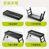 Huangchi outdoor barbecue grill camping portable foldable charcoal grill household barbecue all-in-one storage charcoal barbecue rack