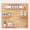 Vipero German quality hole board storage rack accessories are included in the household wooden hooks, round head matchsticks, solid wood laminates, 8mm small wooden sticks, 10 pieces