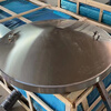 Ye Yu customized thickened stainless steel large wok steamer large cover overall double-open shape hotel canteen cylinder cover top cover 85 cm tapered lid