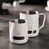 Bincoo temperature-sensitive latte art vat with round mouth, professional coffee stainless steel milk vat, milk foam cup, latte art coffee cup