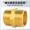 Golden Horn Taurus 6-point to 4-point reducing wire connector water pipe adapter direct double external wire connector brass water inlet hose accessories