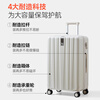 Han passenger suitcase large capacity storage trolley bag men and women small boarding code box difference travel suitcase student leather PC Rose White丨Platform Selection丨Most customers choose 24 inches regular version/check-in box/5-10 days travel