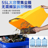 Seaside hand push sweeper industrial vacuum cleaner cleaning garbage sweeper property factory workshop road warehouse cleaning vehicle 55L standard model sweeps while pushing
