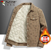 Woodpecker (TUCANO) jacket men's winter corduroy jacket men's workwear thickened warm loose clothes men's coffee XL