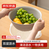 Made in Tokyo, double-layer drain basket, vegetable basin, fruit basket, basin sieve