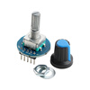 EC11 encoder module with knob cap 360 degree encoder module potentiometer digital pulse output no specification no specification