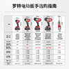 Roth lithium battery brushless electric wrench 20V electric wind cannon power tool T2 impact wrench high torque auto repair and maintenance