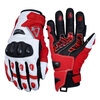 Seibertron Cybertronian motorcycle gloves winter riding motorcycle carbon fiber waterproof retro cold-proof warmth for men and women SPS-4P SPS-4P red and white eight-finger touch screen plus velvet model adult M corresponding to shoe size 40