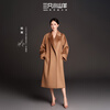 Three Little Goats Yang Mi's same style classic 123 ultra-fine double-sided 100 pure cashmere long coat for women camel S