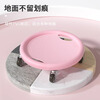 Xunbei Abdominal Muscle Roulette Sliding Shaping Abdominal Wheel for Men and Women Home Abdominal Tray Fitness Four-Wheel Fitness Abdominal Trainer to Remove Belly Fat Physical Fitness Fat Burning Sliding Disk Pink Comes with Support Pad