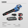 Dongcheng Snow Blowing Dust Removal Lithium Electric Dust Blower Storm Gun Rechargeable Blower Powerful Hair Dryer Industrial Household High Power DCQF40171 2 Battery 4.0Ah Official Standard