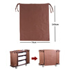 Bonison hotel room linen cart cleaning cart work cart door cart dust-proof bag anti-dirty cloth cover cloth long cover cloth