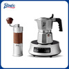 Bincoo316 stainless steel Moka pot three-valve double-valve coffee pot household small espresso coffee machine 316 stainless steel Moka pot-2 cups