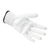 Henghui economical PU coated polyester universal gloves labor protection wear-resistant thin style breathable and comfortable white M medium size