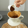 Coffee filter cup, hand-brewed coffee filter, ceramic household drip filter V-shaped coffee pot set, hand-brewed coffee pot set, hand-brewed coffee 4-piece set (recommended)