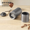 Mongdio hand grinder coffee grinder artifact manual hand grinder coffee machine shadow black steel core grinder 5 angle steel core