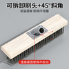 Nafunia wire brush metal pole long handle wooden floor brush kitchen bathroom brush bathroom tiles moss 30CM (single pack)