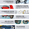 Liebian Little Fat Goose Scooter Brand New Licensed Complete Vehicle Retro Fuel Sports Car New EFI 125 Motorcycle Little Fat Goose ABS+TCS Version Create a Free Yellow