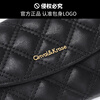 CinvaiKrose small c&k long wallet women's 2025 new versatile multi-functional coin purse rhombus hand wallet black Black