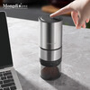 Mongdio bean grinder electric coffee bean grinder CNC steel core coffee grinder space silver 420 steel core 38-speed external adjustment