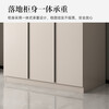 Feimuda wardrobe bedroom simple modern minimalist two-door light luxury style installation-free storage solid wood storage cabinet customization 1.2 meters three-door main cabinet