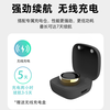 NUIBC smart ring Ring measures blood sugar, blood pressure, heart rate, sleep, blood oxygen, black technology ring, sports steps, circle of friends and relatives, remote care, Huawei, Samsung, Xiaomi, universal, black size 10, finger circumference 62.1mm, recommended 70-75kg