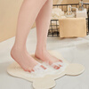 OEING Bath Back Rubbing Artifact Japanese Lazy Bathing Wall Sticker Back Does Not Ask for Help Strong Silicone Massage Pad Back Brush Massage/Non-Slip Silicone Back Rubbing Pad - Gray
