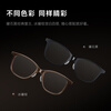 SUPERHEXA AI Smart Glasses Audio Non-AR Real-time Translation Glasses for Going Abroad Wireless Bluetooth Glasses Conference Assistant Square Frame Cat Eye Style Ice Brown Technology New Year Gift