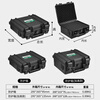 Baolian protective box instrument equipment box storage box vehicle protection tool box waterproof and shockproof multi-functional portable safety box 295*265*135mm with sponge lining