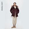 Langzi Holdobagi Goose Down Down Jacket Fur Collar Fashionable Commuting All-Match Jacket Ankola Red M