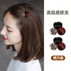 Gemeng 2026 new style red large square diamond clip rhinestone bead grabber bangs clip forehead broken hairpin top clip hairpin