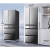 Panasonic (Panasonic) Japan original imported 588 liter French multi-door refrigerator household six-door smart Nanoyi sterilization automatic ice making -3 micro-frozen freshness NR-F601HX-X5 NR-F601HX-X5 agate black 588L