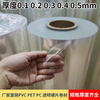Transparent PVC hard plastic sheet PET roll PET film PVC hard film high temperature insulation hard sheet 0.1 0.2 transparent 0.1 mm * 61 cm wide * 5 meters long