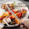 Guangyi 316 stainless steel clip food clip kitchen steak clip barbecue clip barbecue clip large extended style GY1481