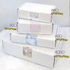 Baokesi ins style white airplane box 32*22*4 5 hand account gift packaging box hard express handmade Guka packaging box